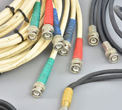 various-BNC leads, nice lot inc splitter